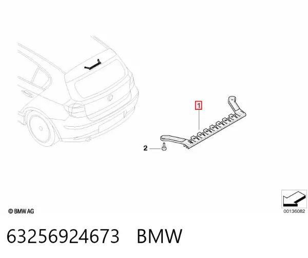 Задній стоп 63256924673 BMW