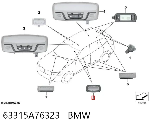  63315A76323 BMW