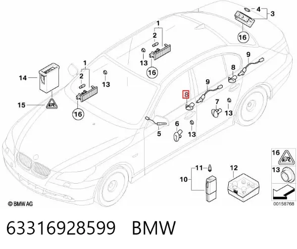  63316928599 BMW