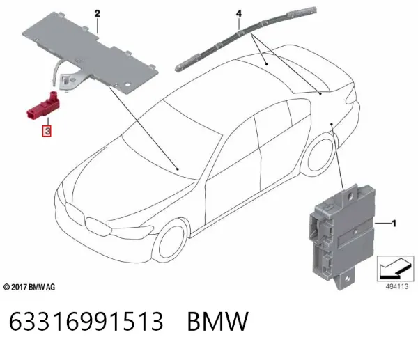  63316991513 BMW