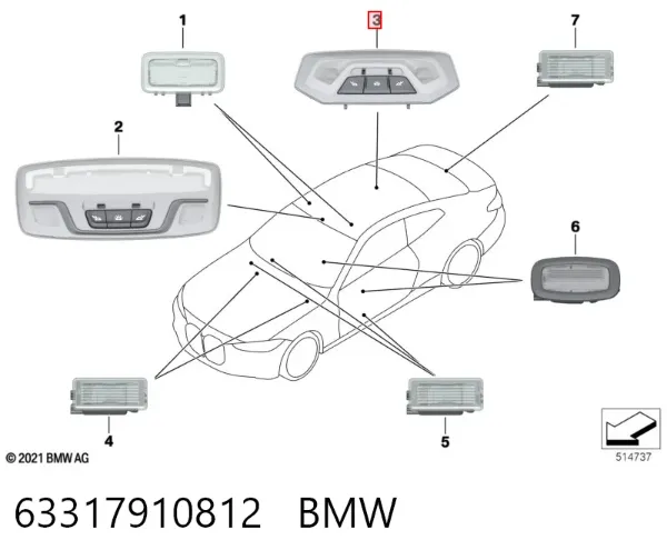  63317910812 BMW