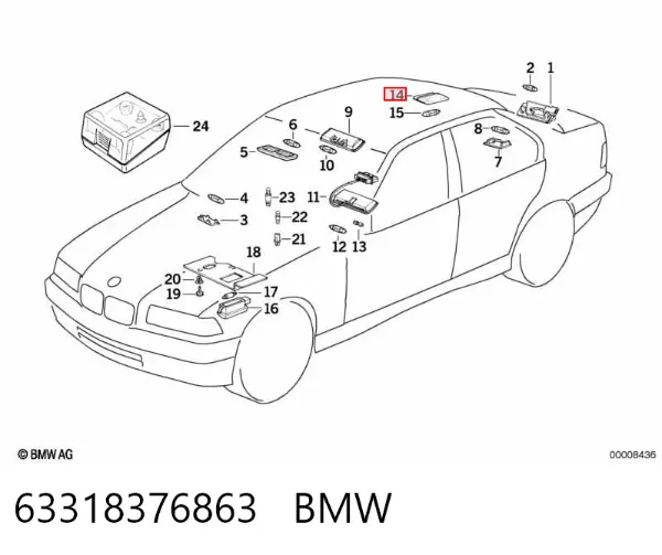  63318376863 BMW