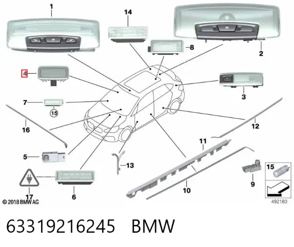  63319216245 BMW