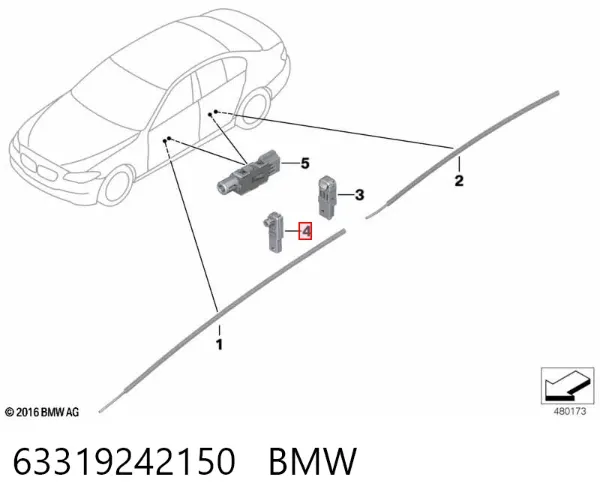 Модуль керування (ЕБУ) денних ліхтарів 63319242150 BMW
