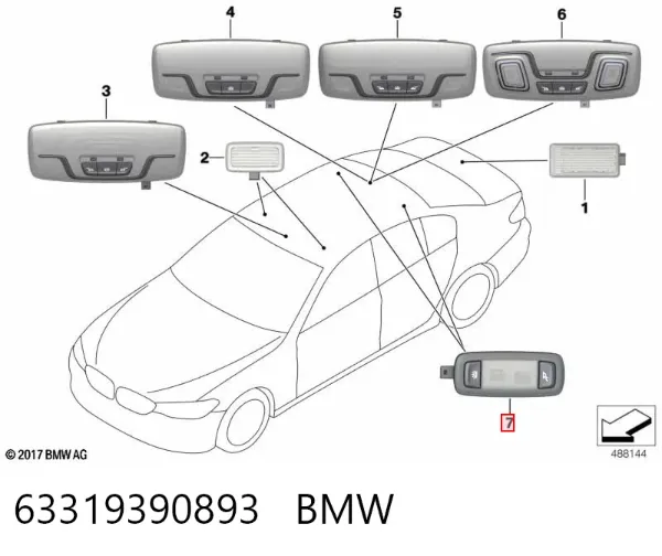  63319390893 BMW