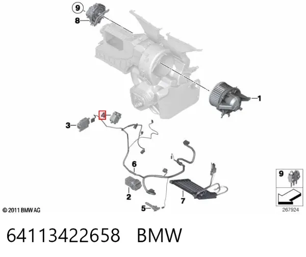  64113422658 BMW