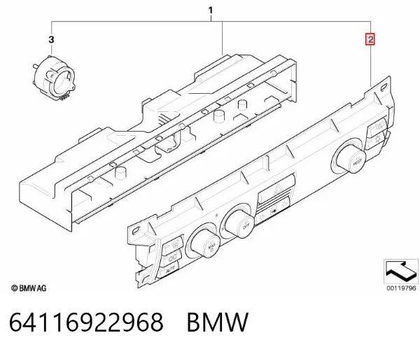  64116922968 BMW