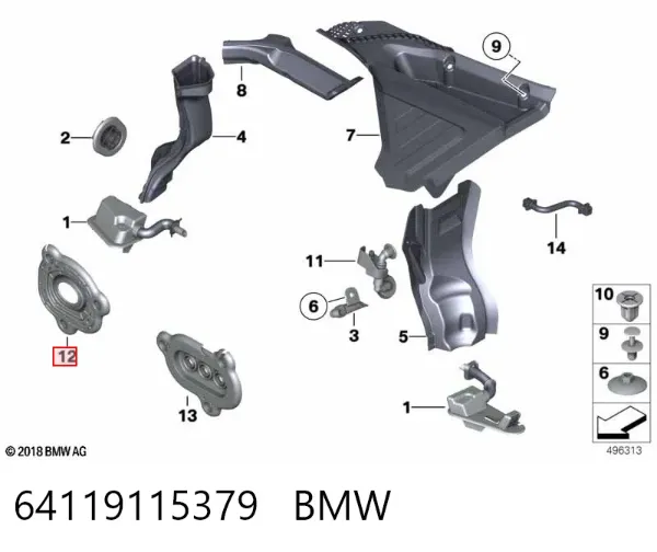  64119115379 BMW