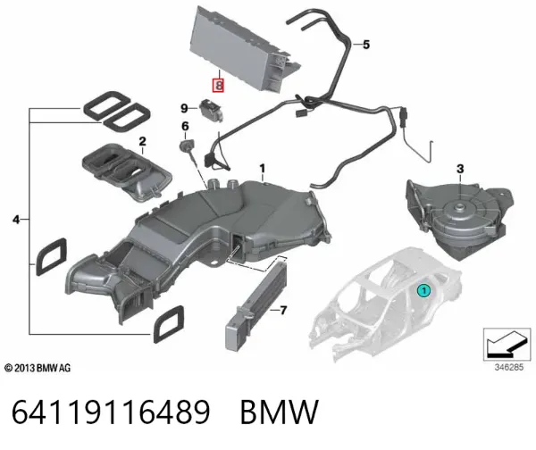  64119116489 BMW