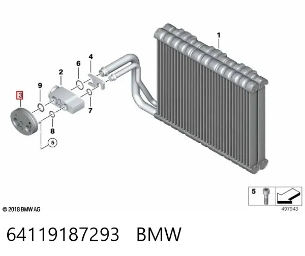  64119187293 BMW