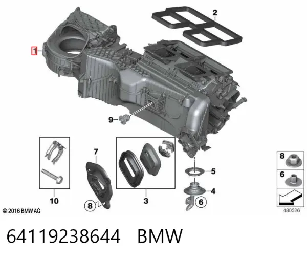  64119238644 BMW