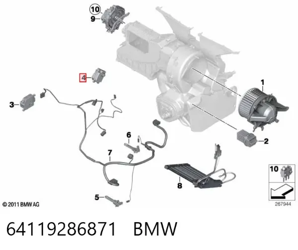  64119286871 BMW