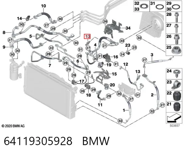  64119305928 BMW