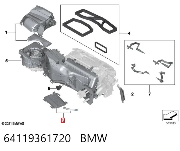  64119361720 BMW