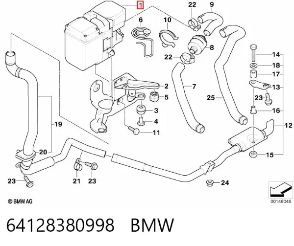Обігрівач автономний 64128380998 BMW