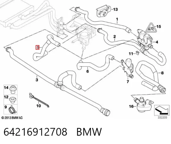  64216912708 BMW