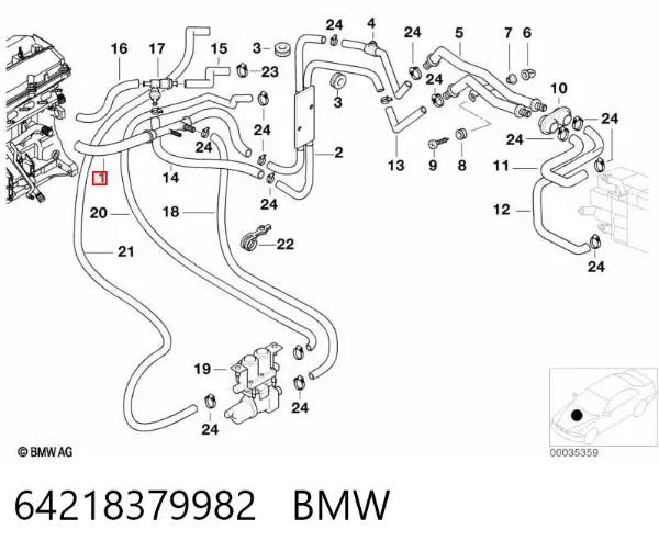  64218379982 BMW