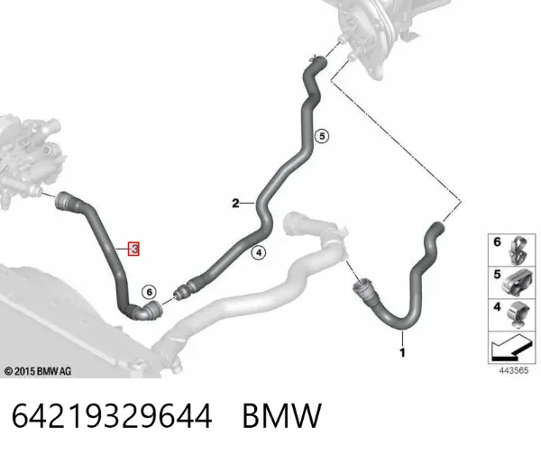  64219329644 BMW