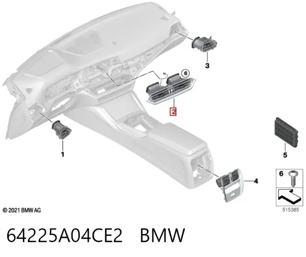  64225A04CE2 BMW
