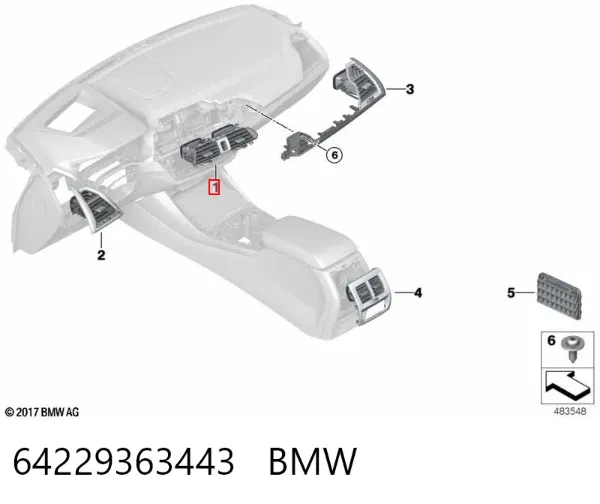  64229363443 BMW