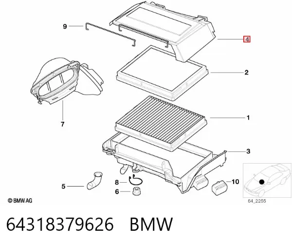 64318379626 BMW