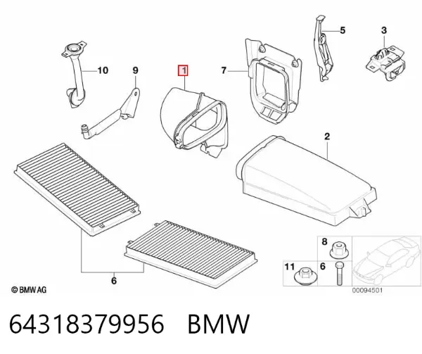  64318379956 BMW
