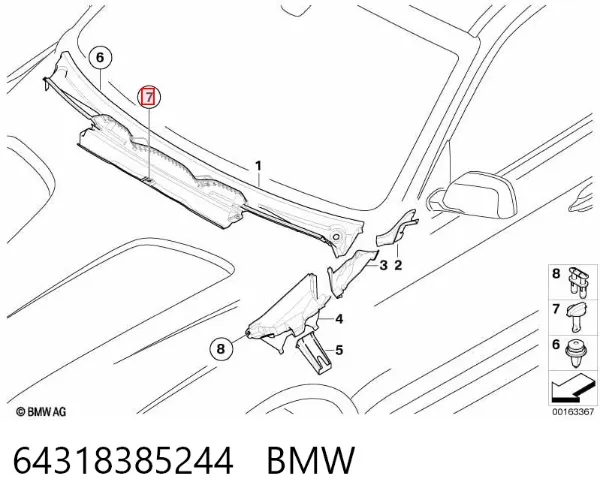  64318385244 BMW