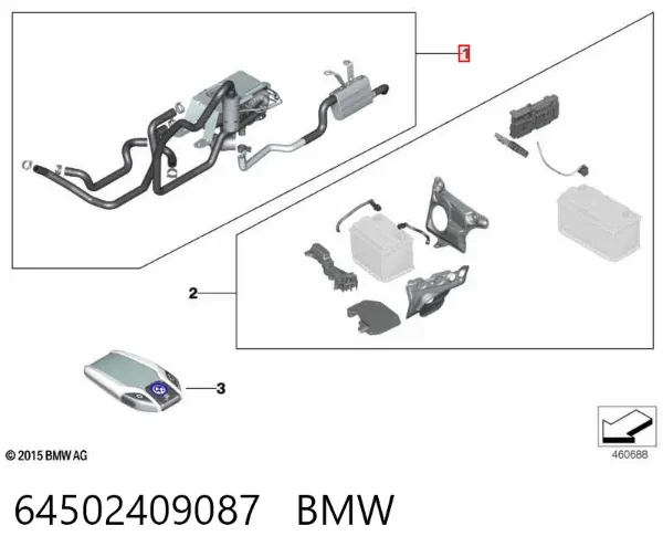  64502409087 BMW