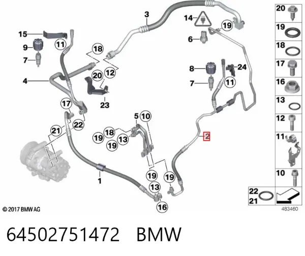  64502751472 BMW