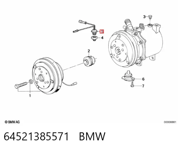  64521385571 BMW