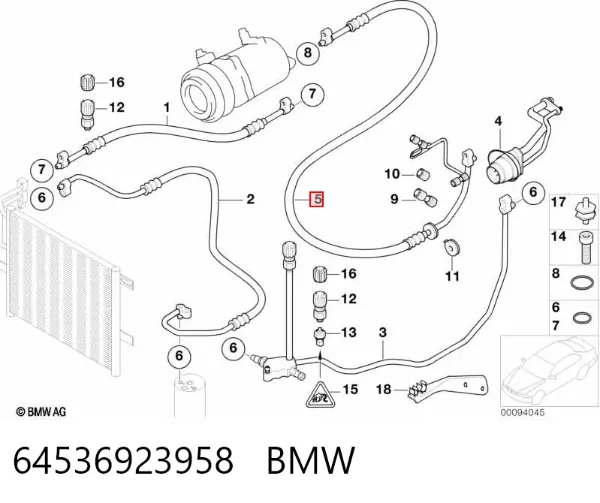  64536923958 BMW