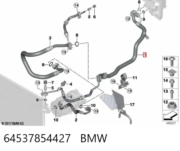  64537854427 BMW