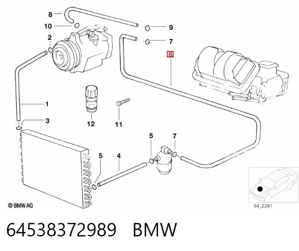  64538372989 BMW