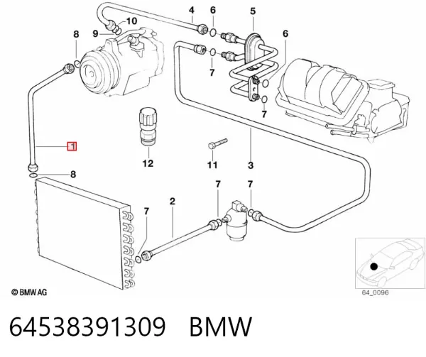  64538391309 BMW