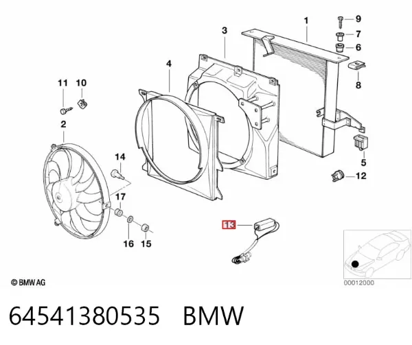  64541380535 BMW