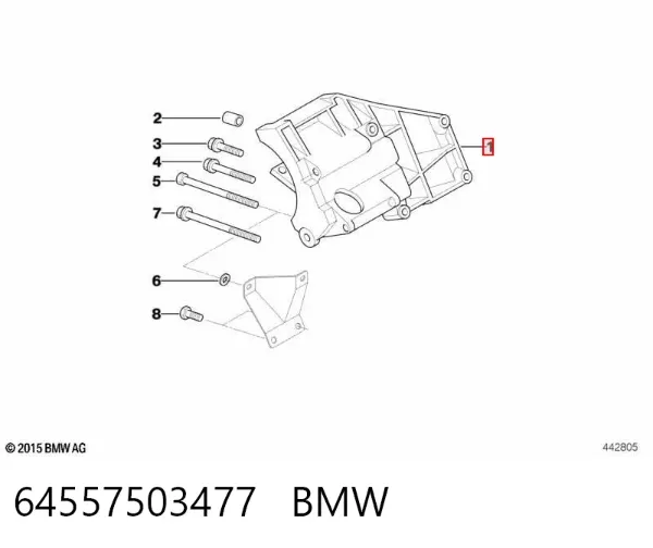  64557503477 BMW