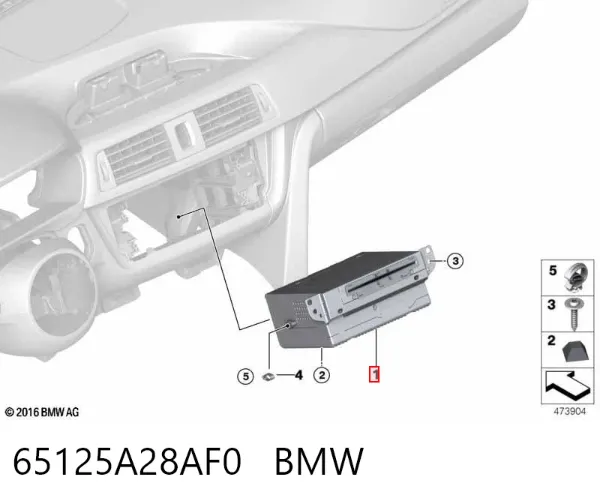  65125A28AF0 BMW