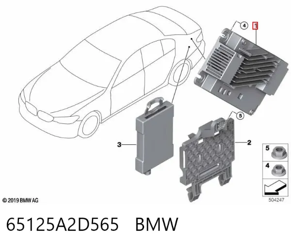  65125A2D565 BMW