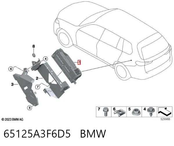  65125A3F6D5 BMW
