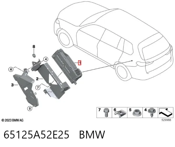  65125A52E25 BMW