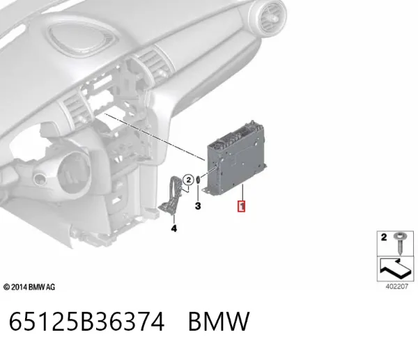  65125B36374 BMW