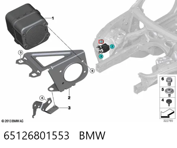  65126801553 BMW
