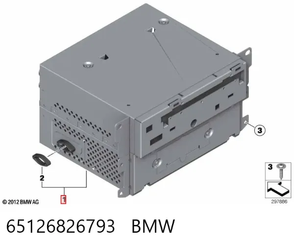 Магнітола 65126826793 BMW