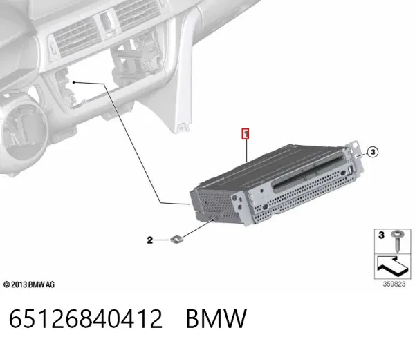  65126840412 BMW