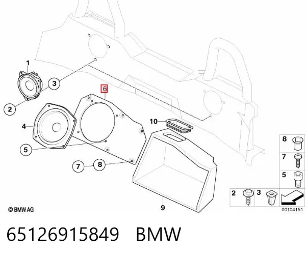  65126915849 BMW