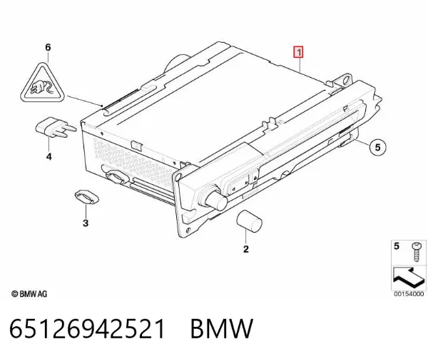 Магнітола 65126942521 BMW