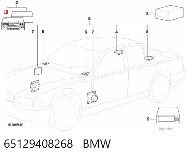  65129408268 BMW