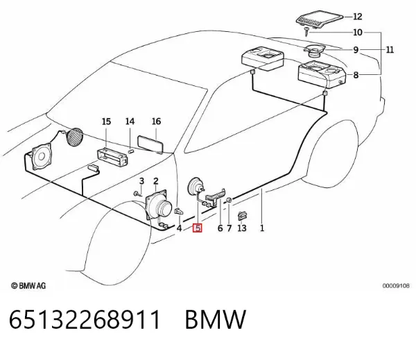  65132268911 BMW