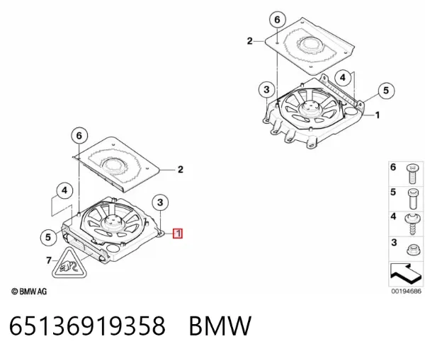  65136919358 BMW