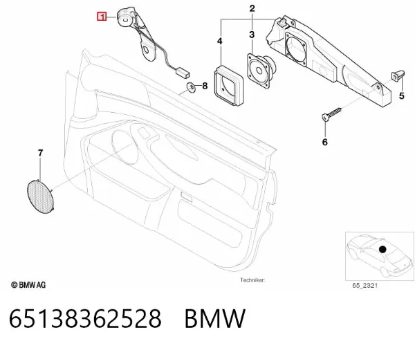  65138362528 BMW